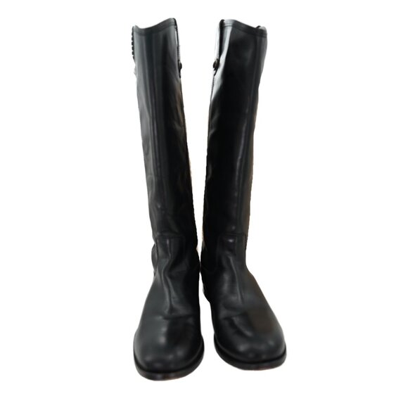 Frye Tall Leather Boots Size 9.5 - Picture 2 of 5